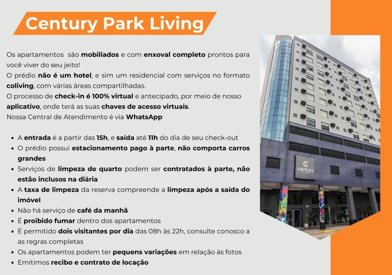 Century Park Living By My Way, próximo à Santa Casa, UFRGS, Fórum e CAFF Porto Alegre Exterior foto